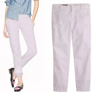 J.crew Womens Size  2 Lilac Scout Chino Pant